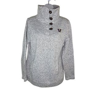 Champion Elite University Of Washington Huskies Knit Pullover Sweatshirt Medium